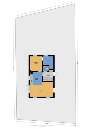 Floorplan - Verlengde Vennen 26, 9541 ZC Vlagtwedde